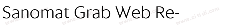 Sanomat Grab Web Re字体转换